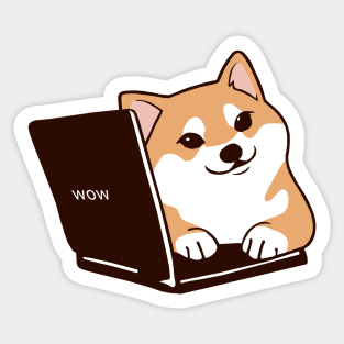 Laptop Shibe Sticker